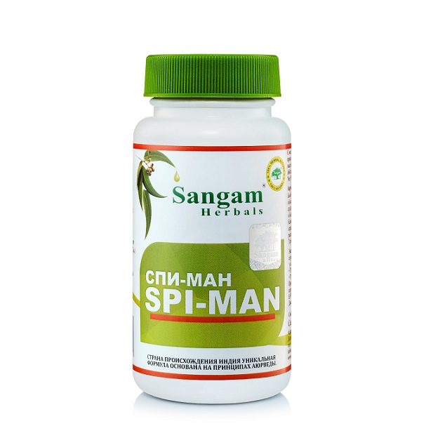 Спи-ман в таблетках Sangam Herbals