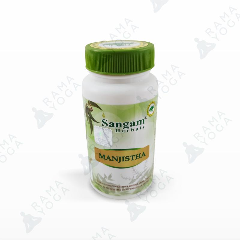 Манжишта в таблетках Sangam herbals
