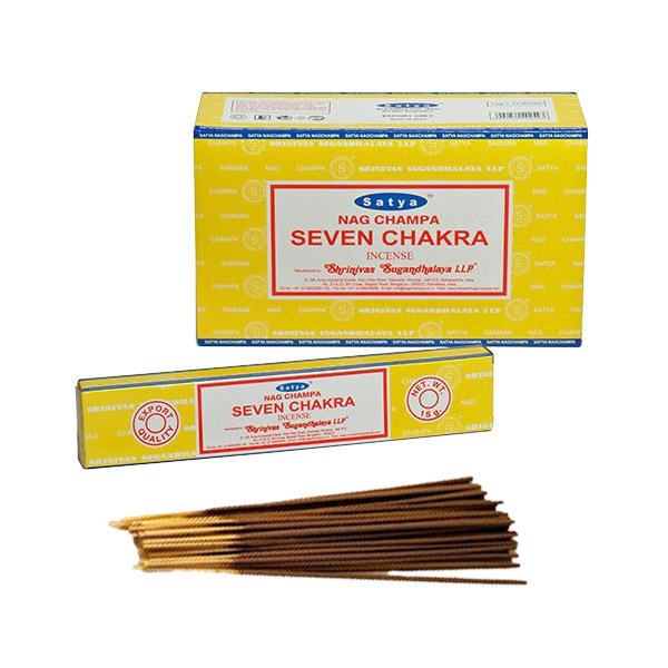 Благовония Седьмая чакра Сатья серия incense / Seven Chakra Satya (15 г)