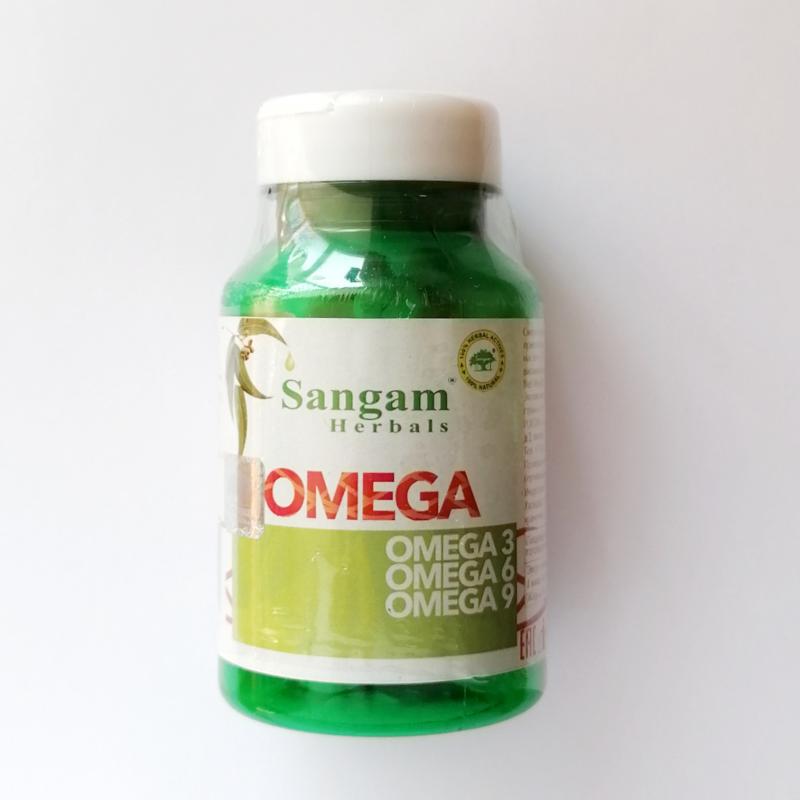Омега в таблетках Sangam herbals