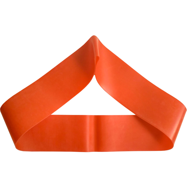 Фитнес резинка miniband Рамайога (60 см, 1.5 мм, оранжевый, 5 см)