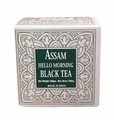 Чай Ассам хелло морнинг черный листовой Bharat Bazaar